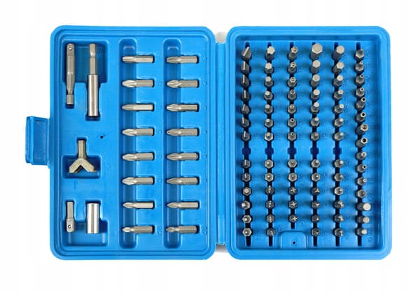Sekskant og Torx bits til skruetræker sæt 100 stk