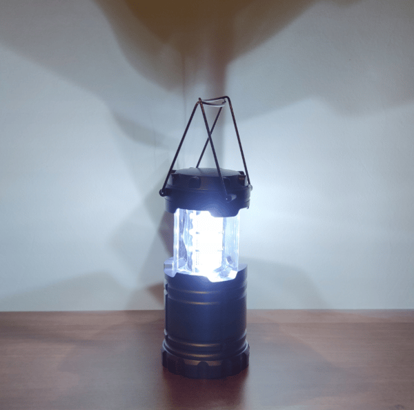 TD Campinglampe Sammenklappelig Vandrelygte Stor