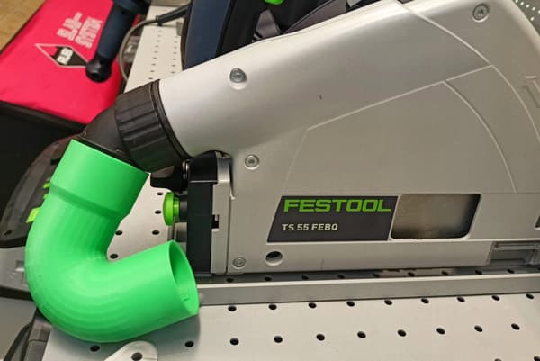 WS3D Böjadapter Festool TS 55 sänksåg - STARMIX dammsugare