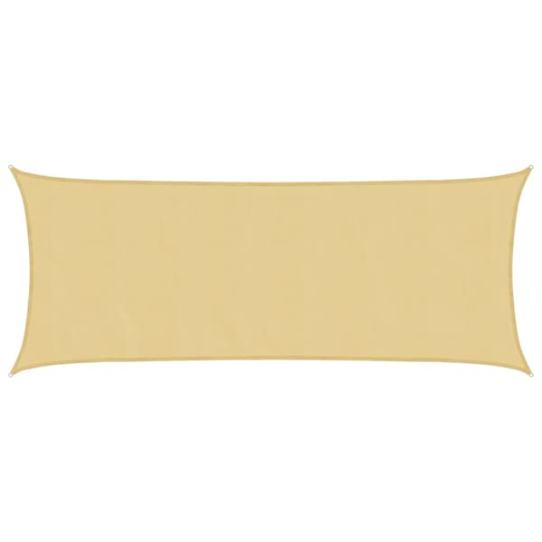 vidaXL Solskyddssegel, Sand, 4,5x2 m, 100 % polyester
