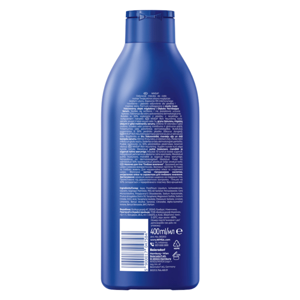 047584 NIVEA Ravitseva Kehonmaito 400 ml