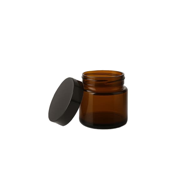 Brun glasbeholder 10g 10ml til creme mørkt glas sæt med 5