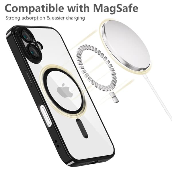 TECH-PROTECT MAGFLEX MAGSAFE IPHONE 16 SKINNENDE SORT