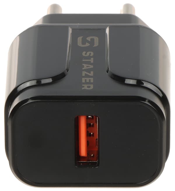 USB-VÄGGLADDARE 5V/3A/USB-QUICK3.0/B STAZER