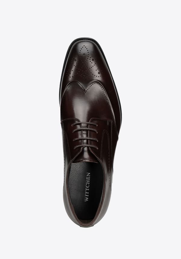 Wittchen Herr brogues av äkta läder, mörkbrun, mörkbrun, äkta läder
