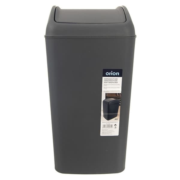 Muovinen harmaa roskakori 20 l