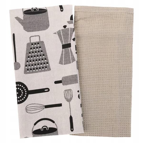 Køkkenhåndklæder 100% bomuld 40x60cm MORAJ 2-pak sæt