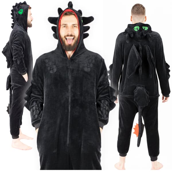 Gul Heldragt Raseri sort XL