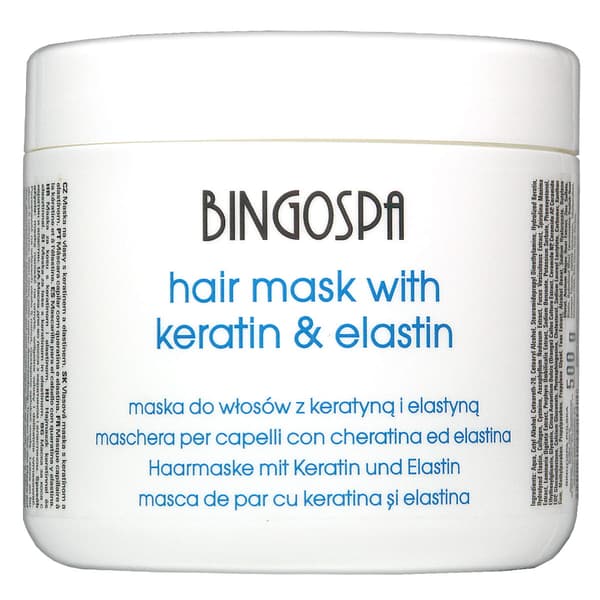 BINGOSPA Keratiini- ja Elastiinihiusnaamio 500g