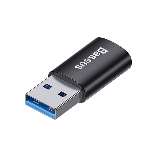 Baseus Ingenuity OTG USB-A til USB-C Adapter (Sort)