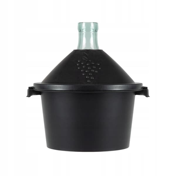 5L PATRON I EN FUL KURV til vin, DAMA, TYKT GLAS