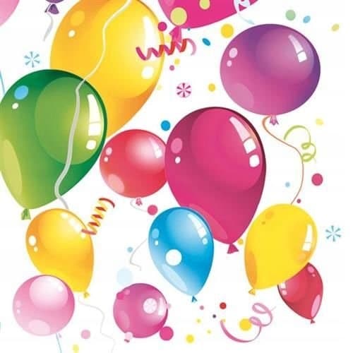Ballongservett 33x33 cm 20 st