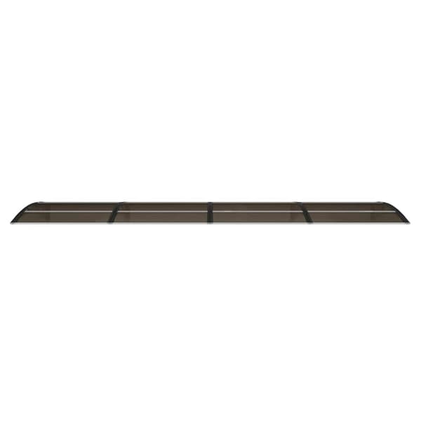 vidaXL dørmarkise sort 400x100 cm polycarbonat