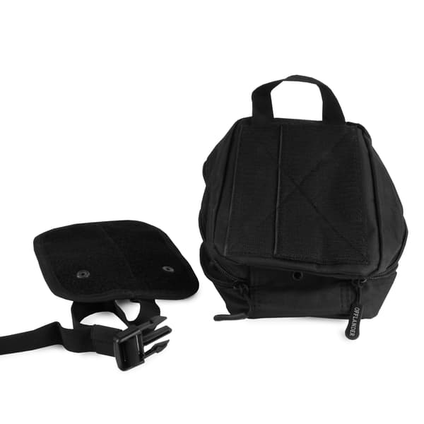 Offlander taktisk molle-taske med velcro, førstehjælpskit, sort