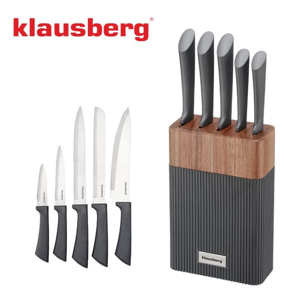 KLAUSBERG KB-7979 KNIVSET I AKACIABLOCKBLOCK