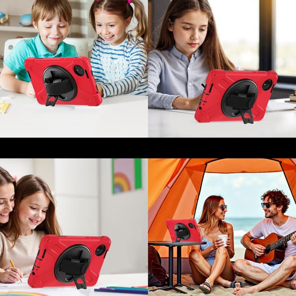 Etui Iskunkestävä Redmi Pad SE 8.7 2024 - Punainen