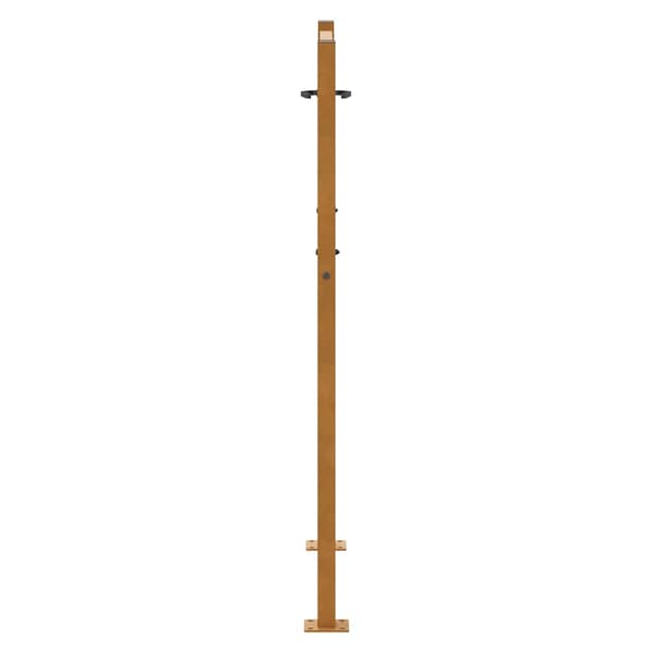 vidaXL havelåge 105x130 cm rustfrit stål letvægtskonstruktion