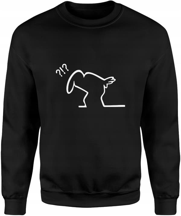 HERRSWEATSHIRT MED TRYCK ROLIG SWEATSHIRT MED TRYCK R M
