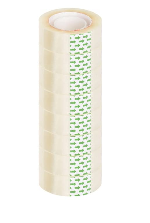 Läpinäkyvä teippi 18 mm x 20 m 8 kpl