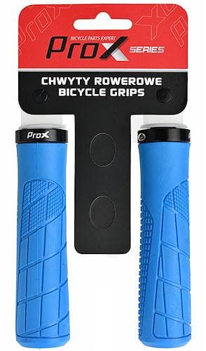 Prox GP-34 Cykelgreb 130mm Twist Styrgreb Blå