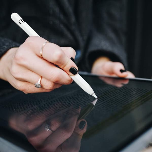 SKYDDSFÖRSKYLD FÖR APPLE PENN 1 FÖR STYLUS VIT