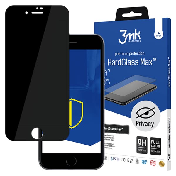 Apple iPhone 7 - 3mk HardGlass Max Privacy Sort