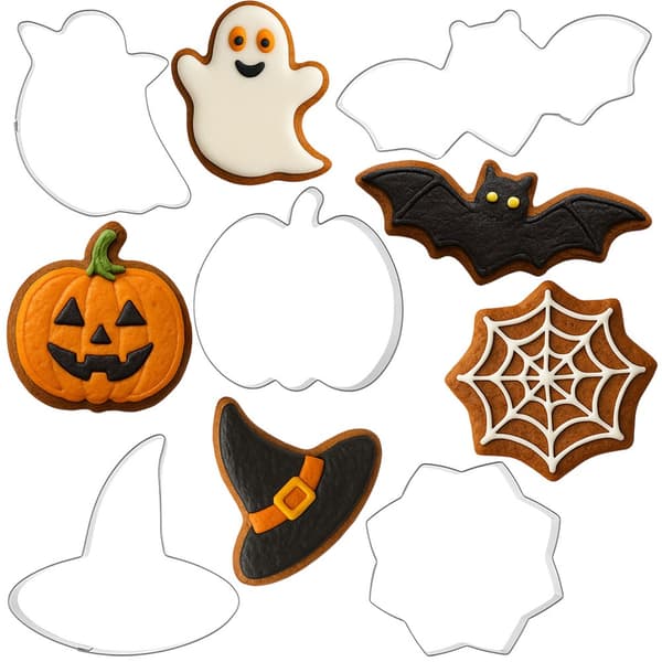 Halloween-keksimuotit 5 kpl