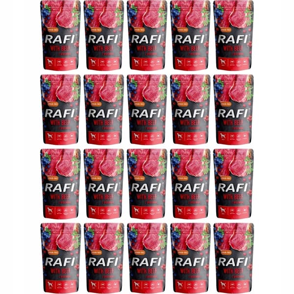 Dolina Noteci Rafi vådfoder til hunde 20x500 g