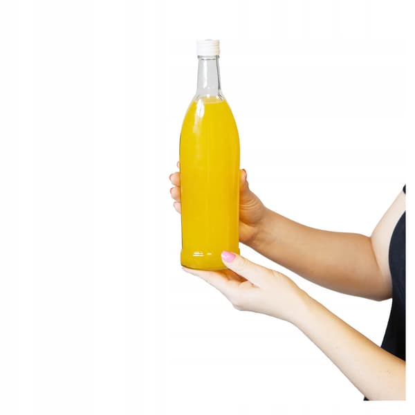 10x Iskra glasflaskor 500ml för alkohol, juice, vin, likörer, present