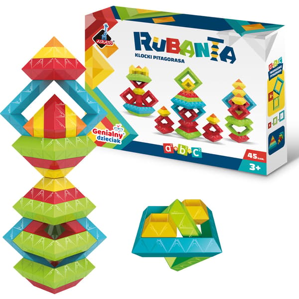 Rubanta Pythagoras-klossar - 45 bitar