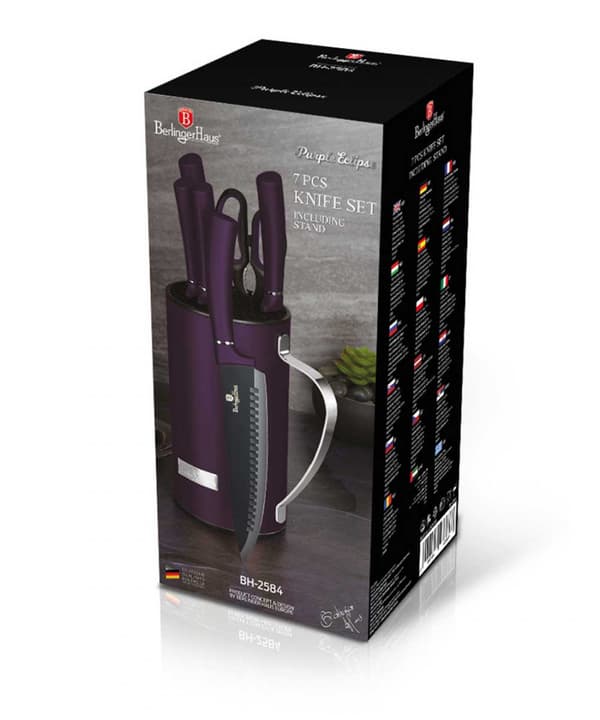 BERLINGER HAUS BH-2584 KNIVSÆT I STATIV