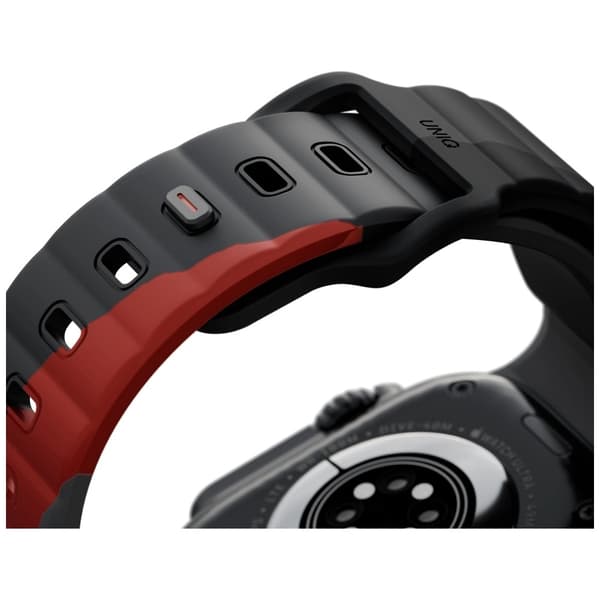 UNIQ Stride De gummirem til Apple Watch 44 / 45 / 46 / 49 mm - Grå