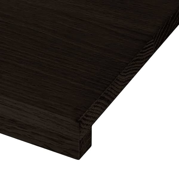 vidaXL trappetrin 2 stk. brun 70x30x2 cm massivt egetræ