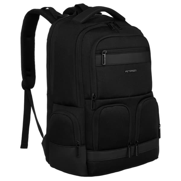 Stor sort laptop-rejserygsæk - Peterson
