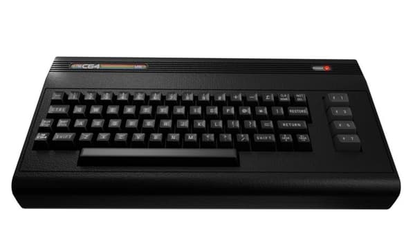PLAION C64-minikonsoli - Musta versio