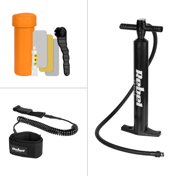 SUP PRO Touring uppblåsbar bräda med badsits 381 cm set