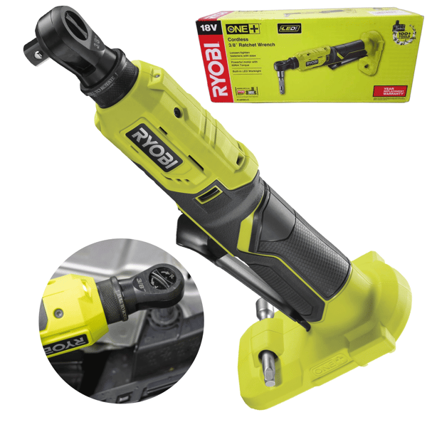 183149 RYOBI ratchet 18 V 3/8"