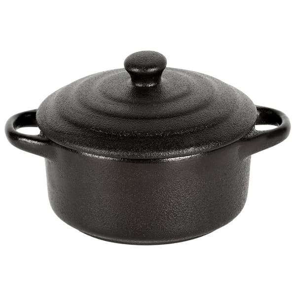 Porslinsgryta med lock 150 ml