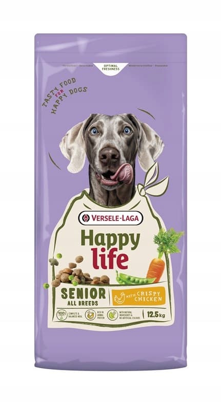 Torrfoder för hundar Versele Laga Happy Life Senior 12,5 kg
