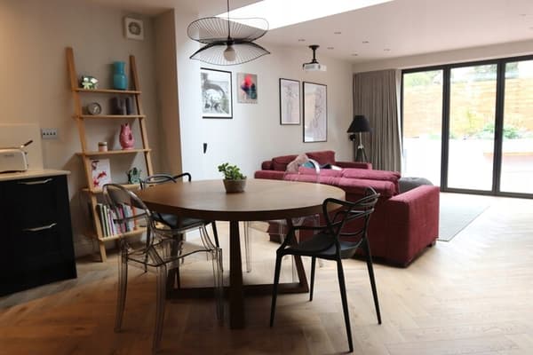 Stol öppen trädgård kök modern SPLIT Loft för vardagsrum och kök