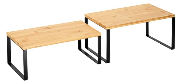 Set med 2 GINGER bambuhyllor