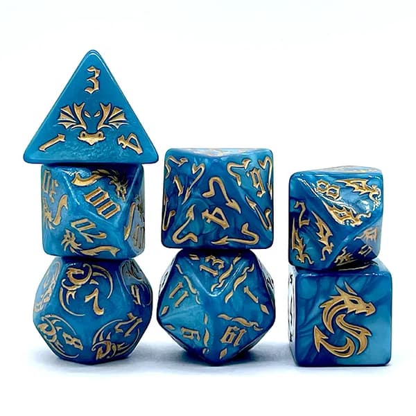 Pasithea RPG Terning - Hallucinationernes Gudinde Sæt med 7 terninger