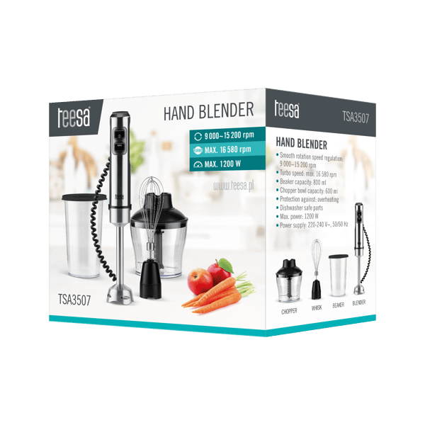 Teesa håndblender multifunktion 1200W TURBO