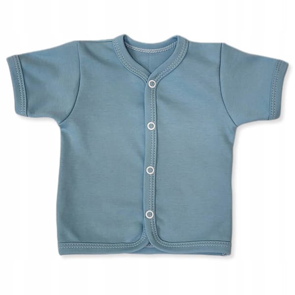 KAFTAN 92 T-SHIRT uknappet bluse til børn BLÅ