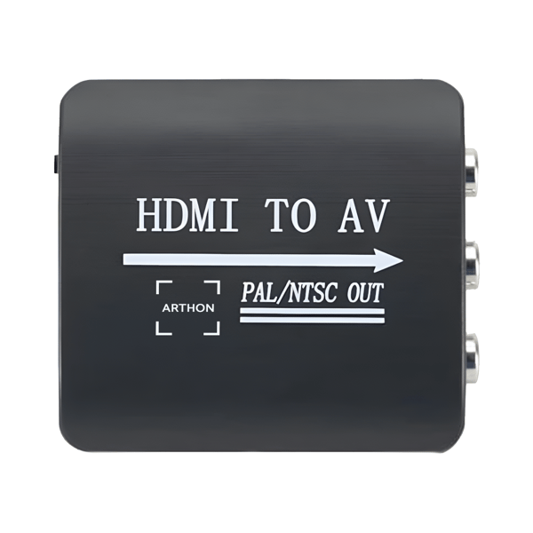 HDMI til AV RCA cinch billedkonverter NTSC PAL