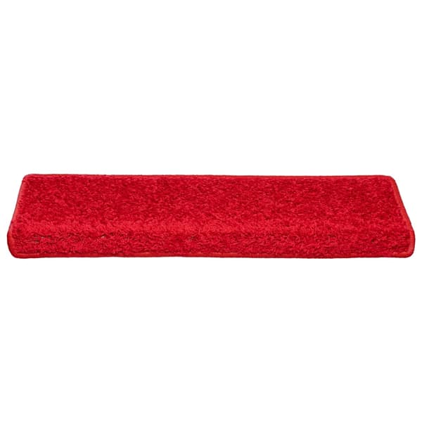 vidaXL Trappmattor 30 st 65x21x4 cm röda