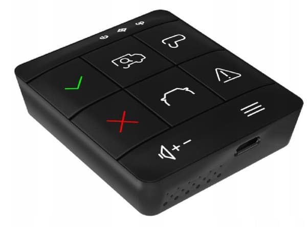YANOSIK XS Trafikkommunikator (3 månaders gratis prenumeration) Svart