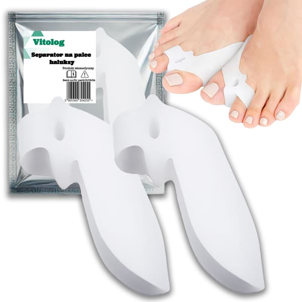 Hallux valgus-skydd kil interdigital apparat tåseparator