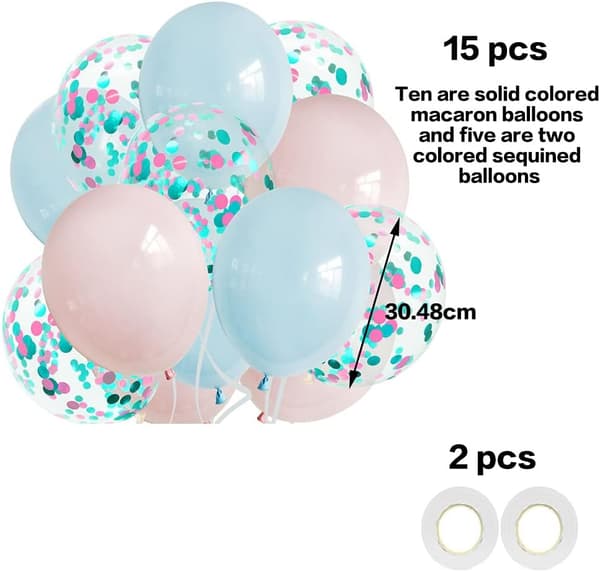 PASTELBALLONSÆT TIL BABYSHOWER BRYLLUPSDEKORATIONER
