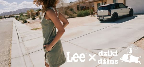 Lee Unionall Dress jeansklänning oversize grå-blå S